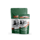 Tollden Farms raw dog food, Turkey & vegetable blend, dogs and cats, 8 lb and 3 lb options.