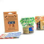 BeeLIDZ Beeswax Wrap Can Food Cover 5 Pack