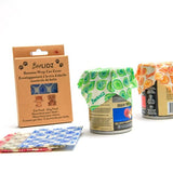 BeeLIDZ Beeswax Wrap Can Food Cover 5 Pack