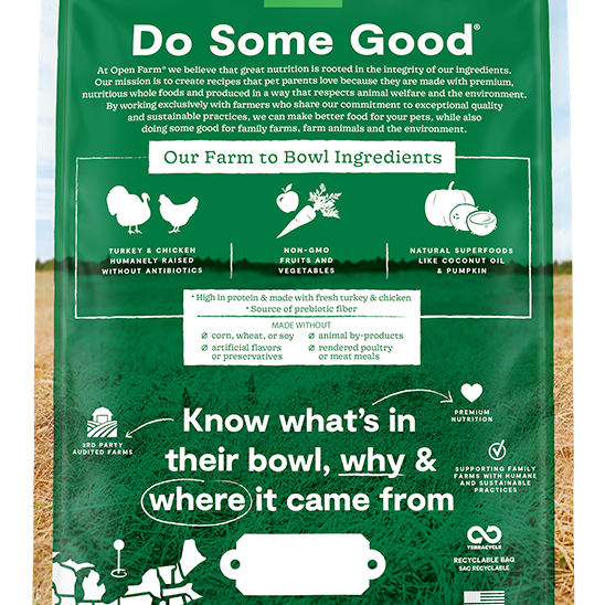 Open Farm Homestead Turkey & Chicken Grain-Free Dog Food