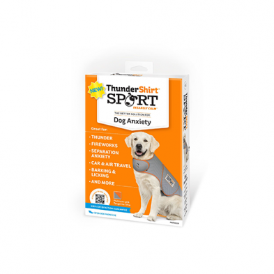 ThunderShirt Sport Dog Anxiety Jacket Platinum
