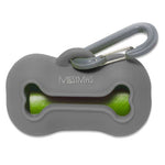 Messy Mutts Silicone Waste Bag Holder Grey