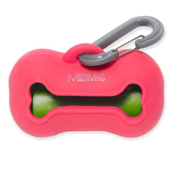 Messy Mutts Silicone Waste Bag Holder Watermelon