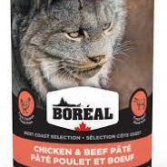 Boreal West Coast Chicken & Beef Pate Wet Cat Food 400 g